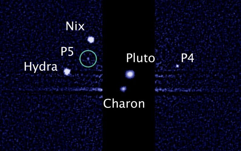 Découverte d'un nouveau satellite autour de Pluton