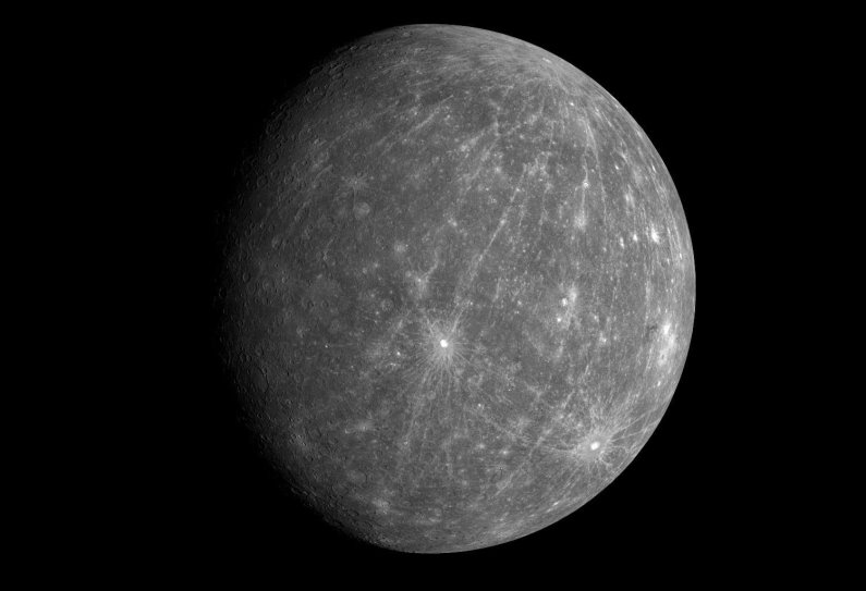 Mercure est la plus petite planète du système solaire