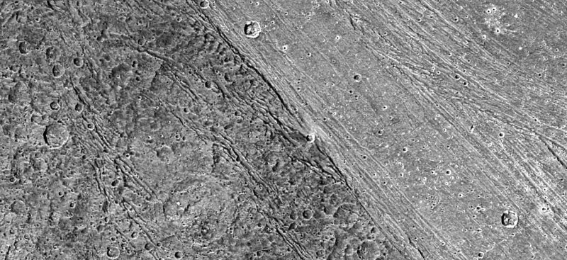Surface de Ganymède